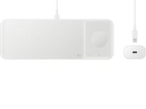 Samsung Wireless Charger Trio White & Travel Charger