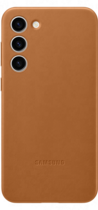 Samsung Leather Cover Galaxy S23+ Camel