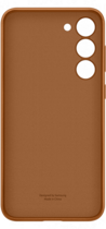 Samsung Leather Cover Galaxy S23+ Camel