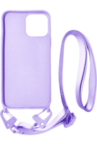 Vivid Silicone Case Strap Apple iPhone 13 Lilac