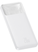 Baseus Powerbank 10000mAh 2xUSB/Type-C/Micro USB 20W Bipow White