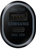Samsung Car Charger Adaptor USB/Type-C 40W Black