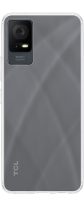Vivid Set TPU Case + Tempered Glass TCL 405/406/408 Transparent