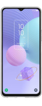 Vivid Set TPU Case + Tempered Glass TCL 405/406/408 Transparent
