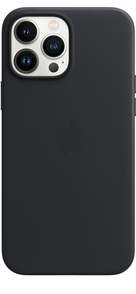Apple Leather Case iPhone 13 Pro Max with MagSafe Midnight