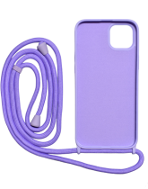 Vivid Silicone Cover Lace Apple iPhone 14 Lilac