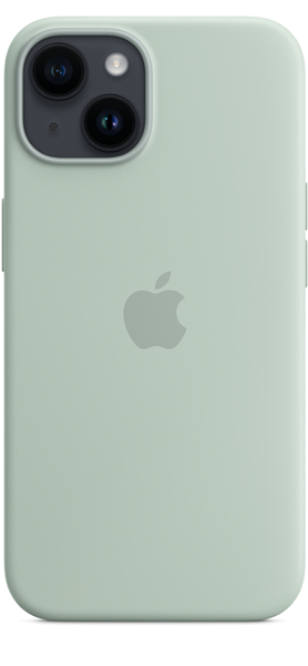 Apple Silicone Case iPhone 14 with MagSafe Succulent
