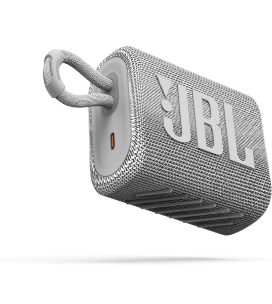 JBL Bluetooth Speaker GO3 Waterproof White