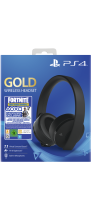 Sony Gold Wireless Headset Black + Fortnite VCH