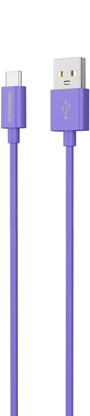 Riversong Cable USB to Type-C 3A Lotus 08 1.2m Purple