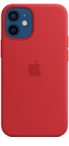 Apple Silicone Case iPhone 12 mini with MagSafe Red