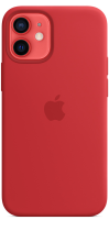 Apple Silicone Case iPhone 12 mini with MagSafe Red