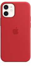 Apple Silicone Case iPhone 12 mini with MagSafe Red
