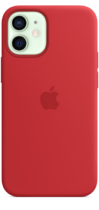 Apple Silicone Case iPhone 12 mini with MagSafe Red