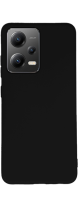 Vivid Set Silicone Matte Case + Tempered Glass Poco X5/Note 12 5G Black