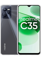 Vivid Set TPU Case + Tempered Glass Realme C35 Transparent