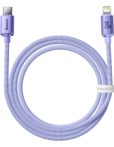 Baseus Crystal Shine Series Cable Type-C to Lightning 20W 1.2m Lilac