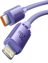 Baseus Crystal Shine Series Cable Type-C to Lightning 20W 1.2m Lilac