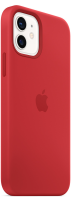 Apple Silicone Case iPhone 12/12 Pro with MagSafe Red