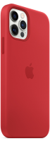Apple Silicone Case iPhone 12/12 Pro with MagSafe Red