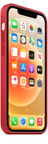Apple Silicone Case iPhone 12/12 Pro with MagSafe Red