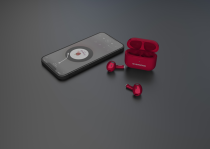 Riversong True Wireless Earbuds Air Mini Pro Red Magenta