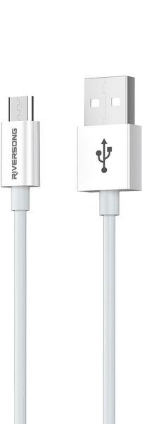 Riversong Cable USB to Micro USB 3A Lotus 08 1.2m White