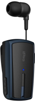 iPro Bluetooth Headset RH120 Retractable Black-Blue