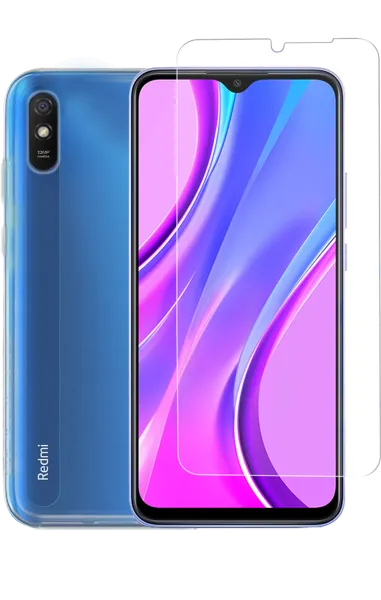 Vivid Set Gelly Transparent Tempered Glass Xiaomi Redmi 9A