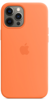 Apple Silicone Case iPhone 12 Pro Max with MagSafe Kumquat