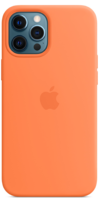 Apple Silicone Case iPhone 12 Pro Max with MagSafe Kumquat