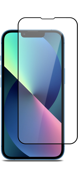 Vivid Full Face Tempered Glass Apple iPhone 13 mini Black