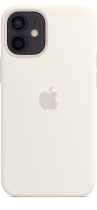 Apple Silicone Case iPhone 12 mini with MagSafe White