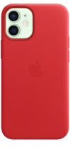 Apple Leather Case iPhone 12 mini with MagSafe Red