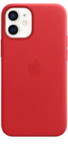 Apple Leather Case iPhone 12 mini with MagSafe Red