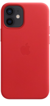 Apple Leather Case iPhone 12 mini with MagSafe Red