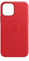 Apple Leather Case iPhone 12 mini with MagSafe Red