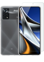 Vivid Set TPU Case + Tempered Glass Xiaomi Poco X4 Pro 5G Transparent