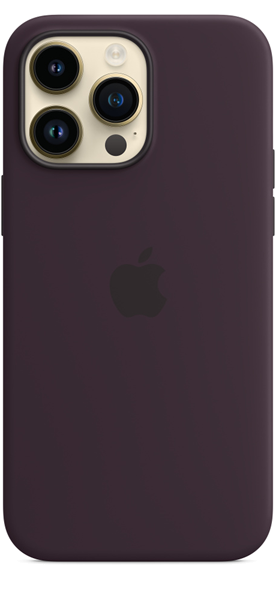 Apple Silicone Case iPhone 14 Pro Max with MagSafe Elderberry