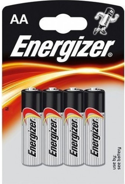Energizer Battery Alkaline Power AA Pack 4pieces