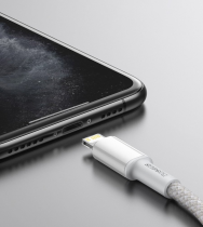 Baseus High Density Braided Fast Charging Data Cable Type-C to Lightning PD 20W 2m White