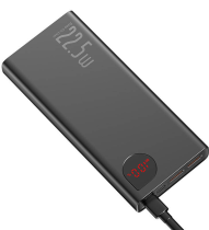 Baseus Powerbank PD+QC 20000mAh 2xUSB/Type-C/Lightning/micro-USB Digital Display 22.5W Black
