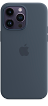 Apple Silicone Case iPhone 14 Pro Max with MagSafe Storm Blue
