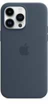 Apple Silicone Case iPhone 14 Pro Max with MagSafe Storm Blue