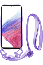 Vivid Silicone Case Strap Samsung Galaxy A53 5G Lilac