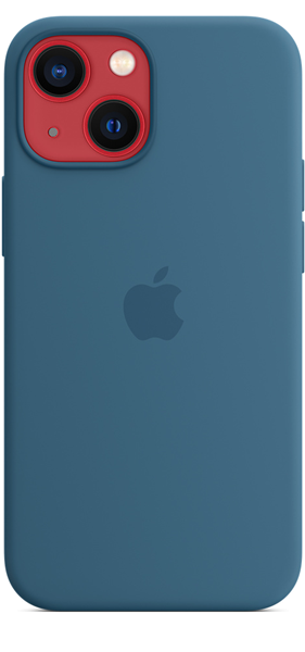 Apple Silicone Case iPhone 13 mini with MagSafe Blue Jay