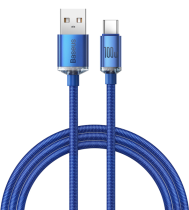 Baseus Crystal Shine Series Cable USB to Type-C 100W 1.2m Blue