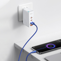 Baseus Crystal Shine Series Cable USB to Type-C 100W 1.2m Blue