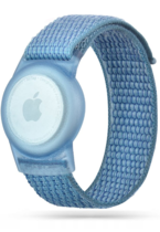 Tech-Protect Case Nylon Kids Apple Airtag Blue