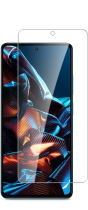 Vivid Set Silicone Matte Case + Tempered Glass Poco X5 Pro/Note 12 Pro 5G Black